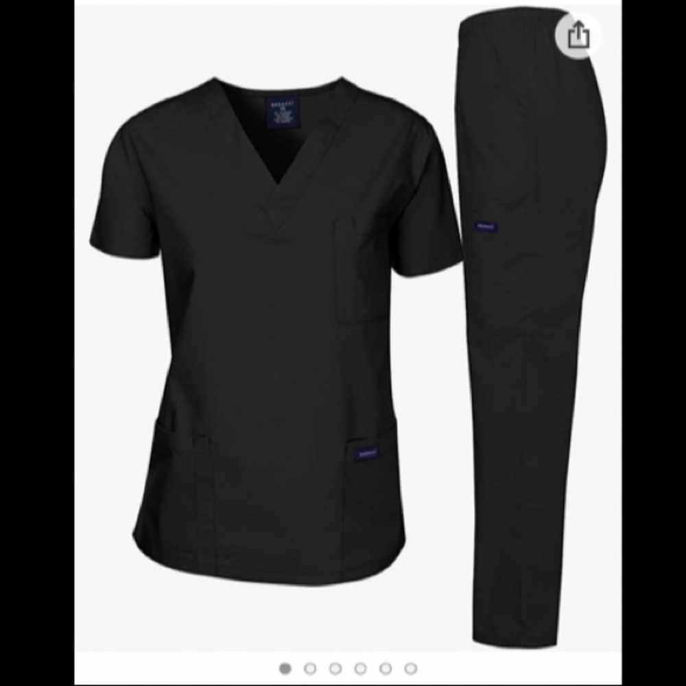 Women’s Black Dagacci Scrubs, size M